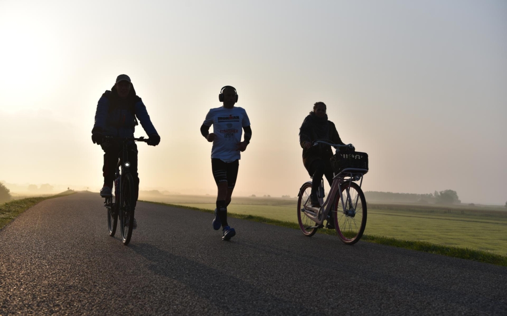 230 km hardlopen als voorbereiding op de Elfstedentriathlon