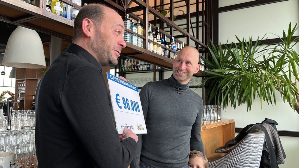 stefan van der pal haalt 96.000 euro op met zijn elfstedentriatloneen fantastisch bedrag